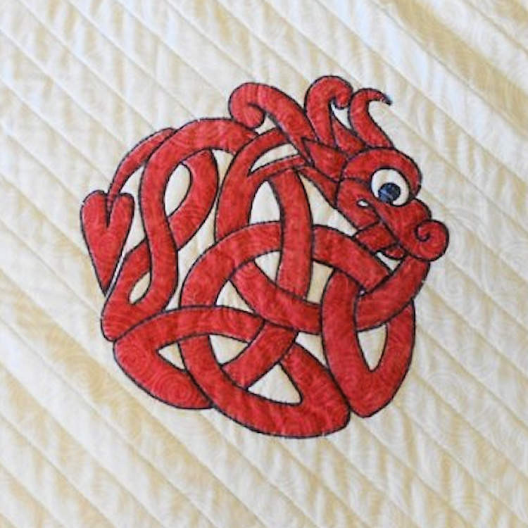 Celtic DragonPaper Pattern - Product Image