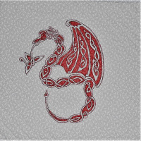 Celtic Dragon BreathPaper Pattern - Product Image