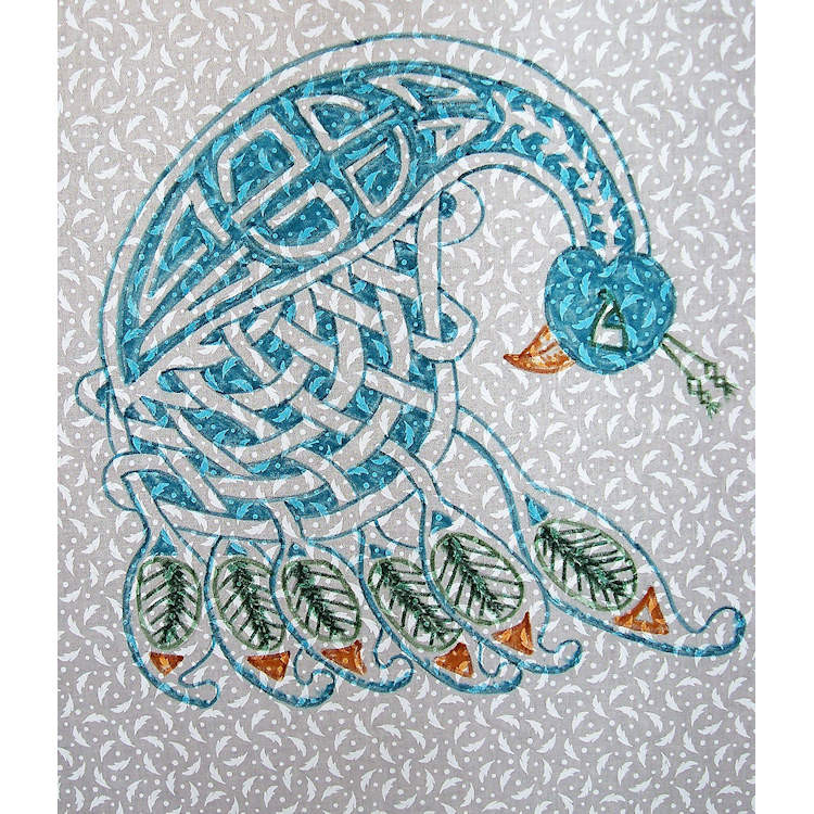 Celtic PeacockPaper Pattern - Product Image