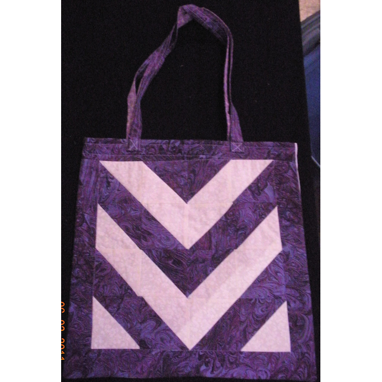 V - Design Tote BagPattern & InstructionsInstant Download - Product Image