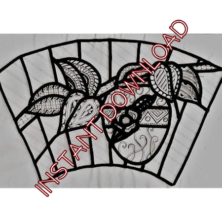 Asian FanDownloadable Pattern - Product Image