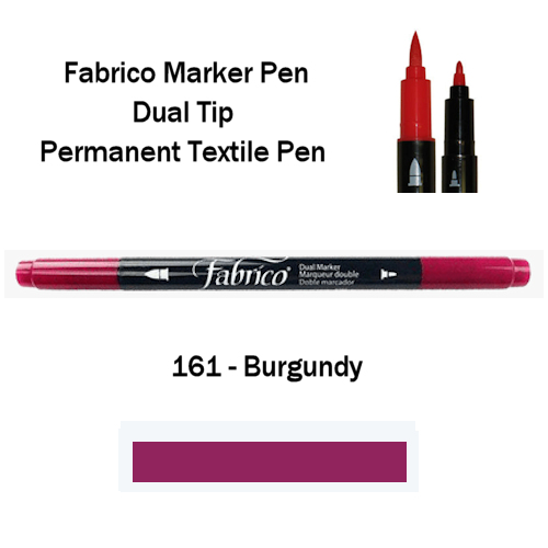 Fabrico Marker PenBurgundy - Product Image