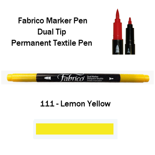 Fabrico Marker PenLemon Yellow - Product Image