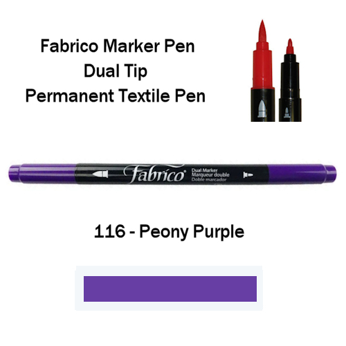 Fabrico Marker PenPeony Purple - Product Image