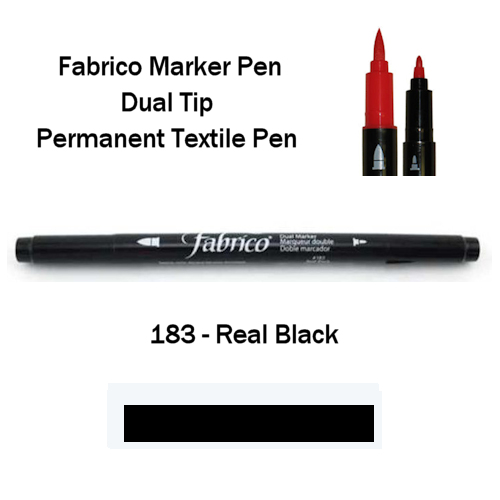 Fabrico Marker PenReal Black - Product Image