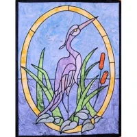 Great Blue HeronComplete KitWith Border & Binding - Product Image