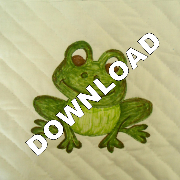 Green Valley AquariumFunny FrogDownloadable Pattern - Product Image