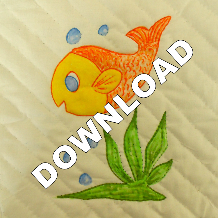 Green Valley AquariumGoldie FishDownloadable Pattern - Product Image