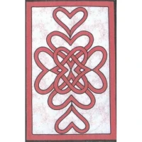 Hearts Coming TogetherPaper Pattern - Product Image