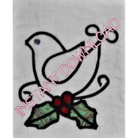Homespun ChristmasChristmas BirdDownloadable Pattern - Product Image