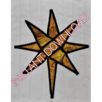 Homespun ChristmasNorth StarDownloadable Pattern - Product Image
