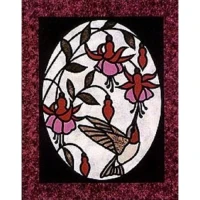 Hummingbird & Fuchsias #2Complete KitWithout Border & Binding - Product Image