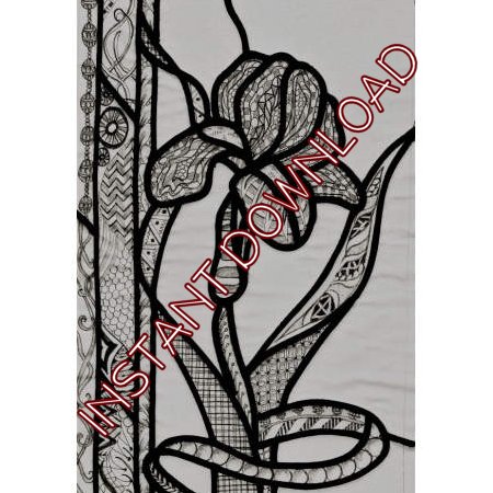 IrisDownloadable Pattern - Product Image