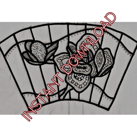 Magnolia FanDownloadable Pattern - Product Image