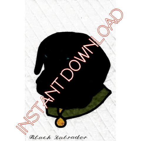 My Dog SeriesBlack LabDownloadable Pattern - Product Image