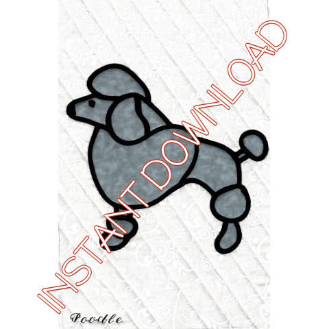 My Dog SeriesPoodleDownloadable Pattern - Product Image
