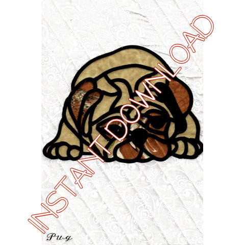 My Dog SeriesPugDownloadable Pattern - Product Image