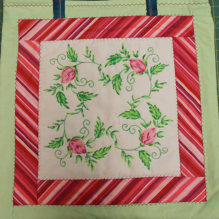 Pre-Quilted Block Tote BagPattern & InstructionsInstant Download - Product Image