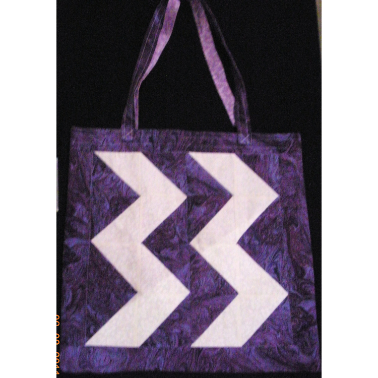 Lightning Bolt Tote BagPattern & InstructionsInstant Download - Product Image