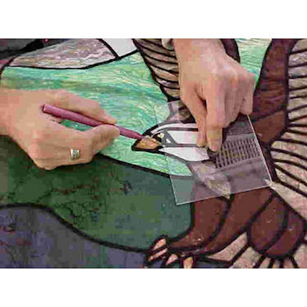 QT Plexiglass Presser with Handle - Product Image