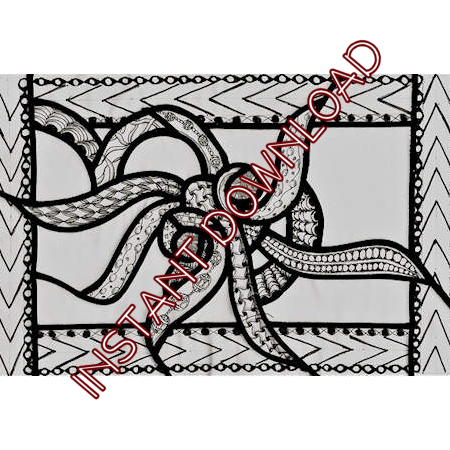 RibbonsDownloadable Pattern - Product Image