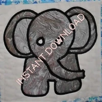 See My New FriendsElephantDownloadable Pattern - Product Image