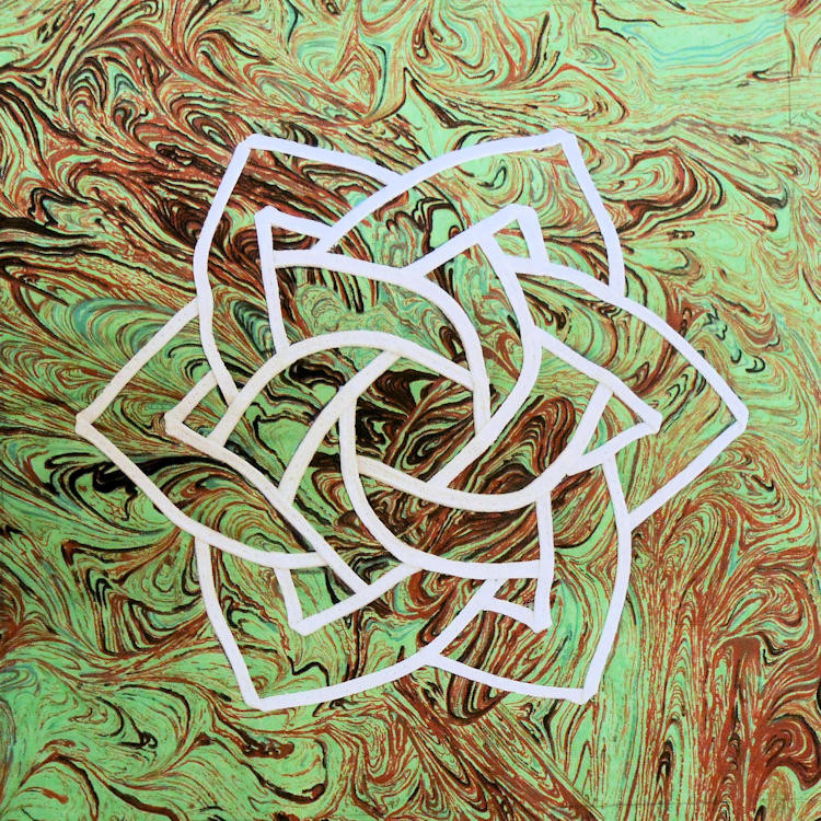 TranquilityCeltic Knot Braid WorkPaper Pattern - Product Image